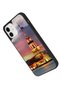 Matte Compatible Black Case for iPhone 12 Mini – Soft Silicone, Protective, Shock Absorbing Cover - 3