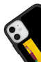 حافظة سوداء متوافقة مع هاتف iPhone 12 Mini Matte - غطاء حماية من السيليكون الناعم وممتص للصدمات - 5