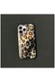 Apple iPhone 11 Pro Compatible Case Zebana Luxe Leopard Silicone Case Black - 3