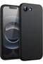 iPhone 16E/17E Case Velvet Launch Soft Liquid Silicone Camera Protected Cover Black