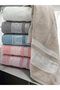 6-Piece 50x90 cm Bamboo Hand and Face Towel Set - 3
