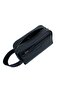 Leather Toiletry Bag For Men & Women – Unisex Dopp Kit For Grooming & Makeup | Black - 2
