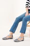 Black/White/Blue Women's Ballerinas D726537304 - 2