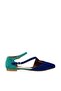 Cobalt Blue/Water Green Women's Ballerinas D726016902 - 4