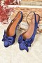 Navy Blue Fabric Women's Ballerina Ballerina H 726809004 - 5