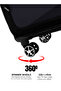 Shadow 3 Pieces Set 8 Wheels Soft Luggage - Black - 3