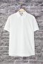 Beyaz Regular Fit Dokulu Dökümlü Salaş Erkek Gömlek TMNSS25GO00076 - 5