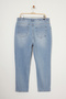 Light Blue High Waist Comfort/Medium Stretch Mom Fit Plus Size Jeans Tbbss25Cj00004 - 11