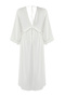 Ecru Woven Flounce Beach Midi Dress Tbess25El00075 - 7