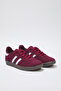 Bordo Retro Bağcıklı Kadın Spor Ayakkabı TAKAW25SN00005