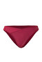 Bordo V Kesim Regular Düşük Bel Bikini Altı TBESS22BA0024 - 6