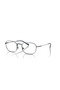 نظارة شمسية رجالية من ماركة PILLOW Optical - VO 4275 - مقاس العدسة: 52 مم - لون فضي عتيق