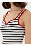 U.S. Polo Assn. V-Neck Cream Medium Women Dress Selte - 6