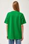 Basic Crew Neck Tshirt Green - 4