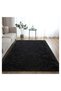 ANTI SKID BEDROOM/LIVING ROOM BLACK FUR SOFT & FLUFFY CARPET 160X210 CM - 3