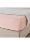 DVALA Light Pink Fitted Sheet 160x200 cm – 100% Cotton, Soft, Durable & Breathable - 2