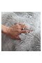SOFT & FLUFFY TIE & DYE ANTI SKID BEDROOM/LIVING ROOM CARPET 160 X 210 CM GREY 1 - 2