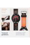 Athlex Hybrid Band for Galaxy Watch 7, 6, 6 Classic Watch FE, 5, 5 Pro, 4, 4 Active Orange - 5