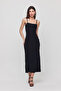 Strappy Body-Hugging Casual Midi Dress - 3