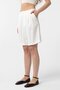 Ecru Pleated Women's Bermuda Shorts - 3