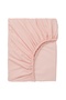 DVALA Light Pink Fitted Sheet 160x200 cm – 100% Cotton, Soft, Durable & Breathable
