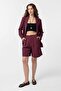 Pleated Women's Bermuda Shorts - 2