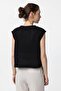 Lace-Up Knitted Textured Women's Top - 4
