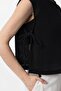 Lace-Up Knitted Textured Women's Top - 3