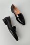Genuine Leather Pointed Toe Low Heel Shoes Ast.8425 - 2