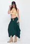 Women's Petrol Elastic Waist Ethnic Embroidery Detailed Pocket Skirt - 6