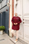 Women's Mercerized Bow and Stone Premium Quality Hijab Tunic - 6