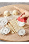 4-Head Attach-and-Remove Dough Shaping Set Silicone-Handled Practical Cutting Tool Dough Cutter - 2
