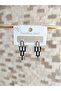 Women's Stainless Steel Geometric Dangle Earrings Silver - 2