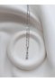Round Stone Steel Necklace - Zircon Stone Round Steel Necklace - 2