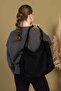 Mute Bag Black / Black 00S Shopper Bag Zippered Lined School Shoulder Bag (32/36) - 8