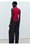 Slim Ribbed Knit Top - 4