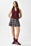 Women's Milena Lined Claret Red Vest - 5