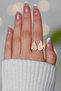 Zircon Stone Angel Wing Adjustable Gold Women's Ring - 2