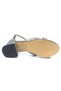 Iremsu 2727 girl's evening dress stoned heeled shoes platinum - 6