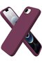Apple iPhone 16E Case Flexible Matte Shock Absorbing Silicone Cover with Camera Protrusion