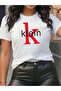 تي شيرت نسائي صيفي كاجوال بياقة دائرية وأكمام قصيرة، K-Klein، مزيج من البوليستر الناعم والإيلاستين،