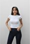 Pena 2-Piece Black and White Crew Neck Fit T-Shirt - 2