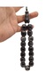 Special Large Model Black Gray Mascot Powder Amber Rosary - 2
