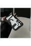Samsung Galaxy S24 Compatible Case Zebana 3D Snake Silicone Case Black - 3