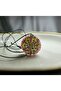 Flower Mandala Symbol Orgonite Necklace - Unique Handmade Design Products - 6