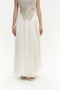 Aida Rope Detail Pleated Ecru Skirt - 6