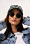 Hexagonal Sunglasses Metal Frame