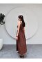 Zero Sleeve Midi Flared Skirt Dress - 5