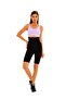 Black Thermal High Waist Agraft Short Leggings Terleten Thermal Agraft Half Corset Leggings - 6
