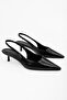Women's Kate Black Skin Stiletto - 3